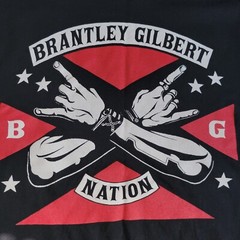 Brantley Gilbert Nation Stone Cold Country Short Sleeve T-Shirt Size Small Black