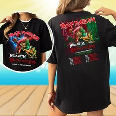 Iron Maiden The Run For Your Lives World Tour 2026 America TShirt