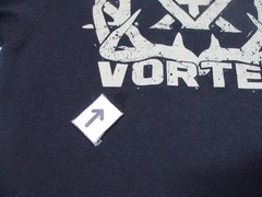 Vortex Shirt Mens Medium Black Antler Logo Graphic Hunting Outdoor Tee