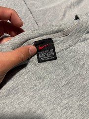Vintage Nike Essential Grey Mini Swoosh Embroidered T-Shirt Men’s XL