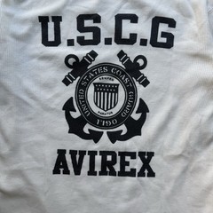 Avirex U.S.C.G. Waffle Knit Long Sleeve Shirt (XL)