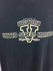 7.62 Design Shirt Adult XL Black Marines Victory Defending Freedom Graphic Tee