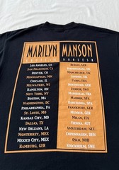 Vintage 2003 Marilyn Manson The Golden Age of Grotesque Black T-shirt Sz M