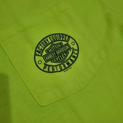 Harley-Davidson Shirt Mens Large Green Iron Steed Vacaville CA Graphic