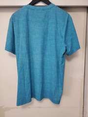 RICHARD CHOI The One NEW Crew Neck Digital Print Aqua S/S TShirt SZ XL