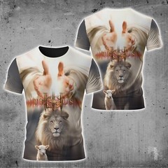 Jesus Is My Life Christian Gift 3D All Over Printed Shirt Full size S-5XL