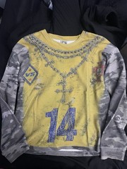 Valelives men’s medium yellow/camo thermal worn twice