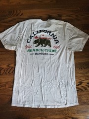 Men’s White Short Sleeve Graphic T-Shirt Ripcurl California Surf Large