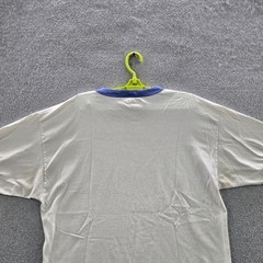 DC Comics Men Shirt XL White Graphic Justice League Ringer Short Sleeve Logo