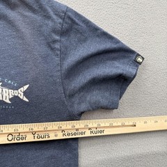 Howler Bros Shirt Mens Medium Blue Heed The Call Fish Graphic Logo Tee Tagless