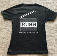Vintage 80s RUSH Tour Live Concert T Shirt Tee ROCK BAND