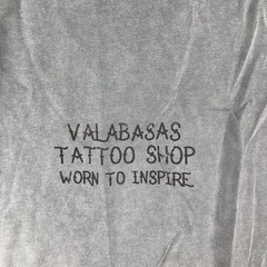 Valabasas Tattoo Shop Shirt Mens Small Gray Graphic Panther Dagger Streetwear