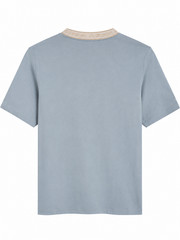 Kappa Authentic Contrast Collar Light Blue T-Shirt Men’s Regular Fit