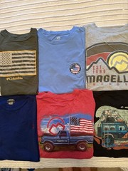 Columbia Southern Tide Magellan Polo Men’s Graphic T-Shirt Lot, Assorted Colors