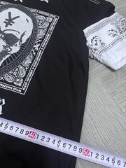 Bordo Cromato 24 t-shirt features a bold skull graphic tee | medium