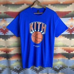 Kith New York Knicks NBA Basketball Blue T-shirt | Size Mens XL