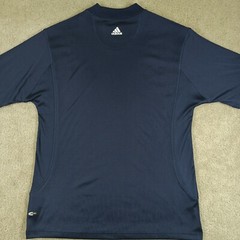 ADIDAS Men Shirt Medium Active Wear ClimaCool Short Sleeve Tee Adult Casual Blue