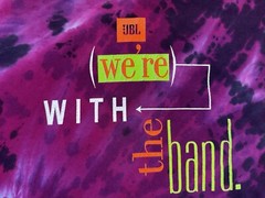 Vintage JBL Speakers Tie Dye Band T-Shirt Lou Reed The Rolling Stones U2 XXL