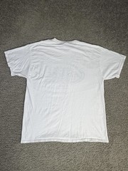 Bud Light Shirt Mens XL White Official Beer Sponsor Graphic Crew Neck Cotton