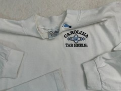 Vintage 1990s 90s University North Carolina Tar Heels Long Sleeve T-Shirt, XL