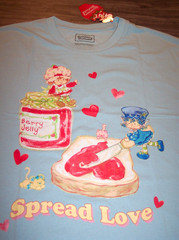 Vintage Style STRAWBERRY SHORTCAKE Spread Love T-Shirt MENS XL NEW w/ TAG
