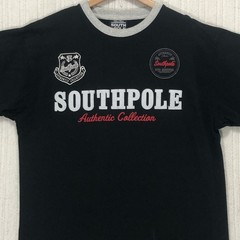 Southpole Authentic Collection Black Ringer Graphic Tee Shirt Mens Large L