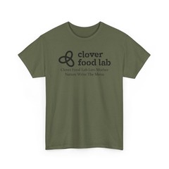 Clover Food Lab T-Shirt – Restaurant Chain Logo Tee – Vegetarian