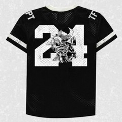 The Future Past 2024 Tour Kanji American Football Jersey Size Large