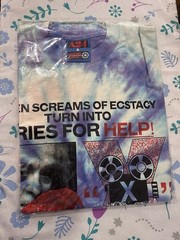 *RARE NEW* A24 Online Ceramics “X” Wet Nightmare Tie Dye Shirt Mia Goth MaXXXine