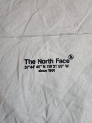 The North Face Men’s Beige Graphic Logo Recycled Knit Crew Neck T-Shirt S