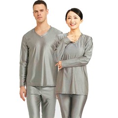100% Silver Fiber Fabric -EMF Protection Anti-Radiation Clothes-Long Leg Bottoms