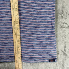 Faherty Indigo Pocket Tee Shirt Mens Size XL Pink Blue Baypoint Striped NWT