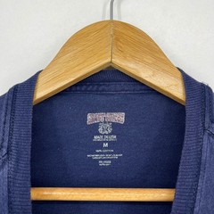 US Coast Guard Mens T-Shirt Navy Blue Embroidered USCG Cotton Made in USA Med