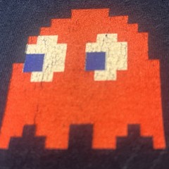 Pac-Man Ghosts Logo By C-Life Group Short Sleeve Medium Shirt Games Video Arcade