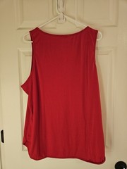 COOFANDY Men’s Red Sleeveless Tank Top New with Tags XL Size