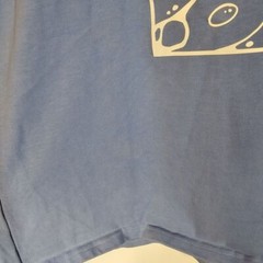 The Tubbo Moment Benson By The Sea Duck Long Crew Shirt Graphic Blue Cotton L