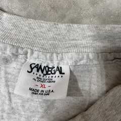 Vintage Nature Shirt XL San Segal Wrap Around Animal Sea Ocean Single Stitch Art