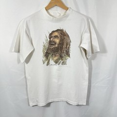 Vintage Jesus Laughing Christian Graphic Art Shirt USA Mens Medium