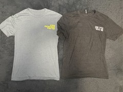 District Perfect Tri Men’s Size S Gray Charcoal Religious T-Shirts Lot