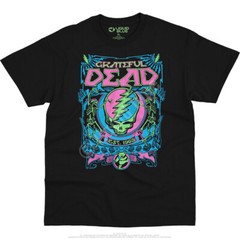 GRATEFUL DEAD-SYF BLACKLIGHT-GLOWS N BLACKLIGHT-T-SHIRT S-M-L-XL-XXL,5X Garcia