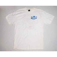 Vintage 80s Corona Extra Beer Sz L Roaring 20s Beach Scene T-shirt 2