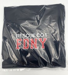 FDNY RESCUE CO 1 Gildan T-Shirt 50/50 Dryblend Custom Embroidery Size LARGE NEW