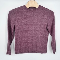 Cremieux Premium Denim Mens Long Sleeve T-Shirt Burgundy Heather Medium Casual