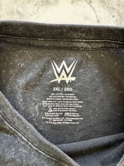 WWE Men’s Acid Wash Short Sleeve T-shirt Size 2XL in Black
