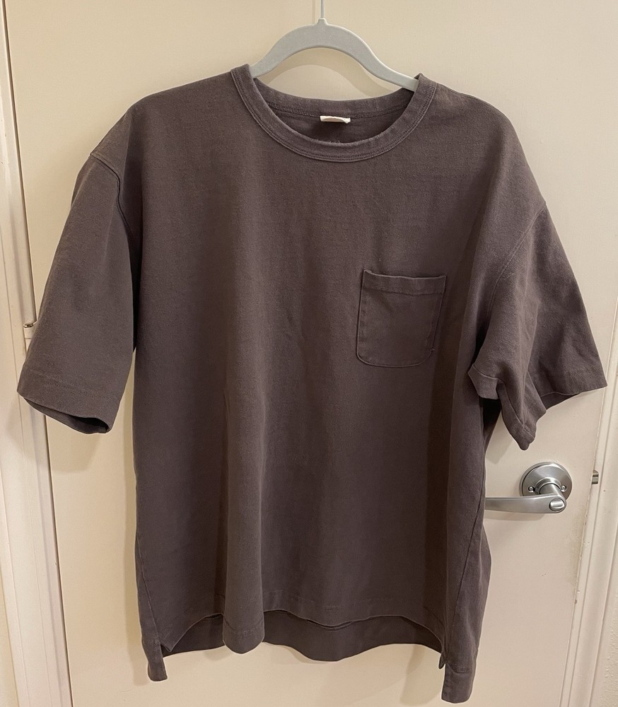 Bronson Mfg 9.8oz Cotton Classic Pocket T-Shirt Dark Gray XL