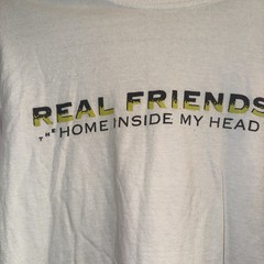 Real Friends – White Longsleeve T-Shirt – Men’s Size S Home Inside My Head