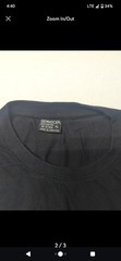 Gemrock Mens Size XL Black Cotton Short Sleeve Crew Neck T-Shirt New