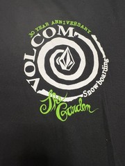 NWT Volcom Men’s Long Sleeve Tee Black Vent The Garden Size XL