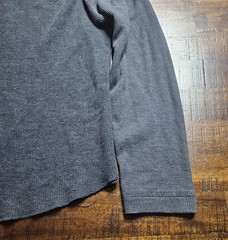 Faded Glory XL/XG (46-48) Black Long Sleeve Skull