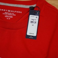 Tommy Hilfiger modern varsity logo cotton t-shirt New York embroidery LOGO